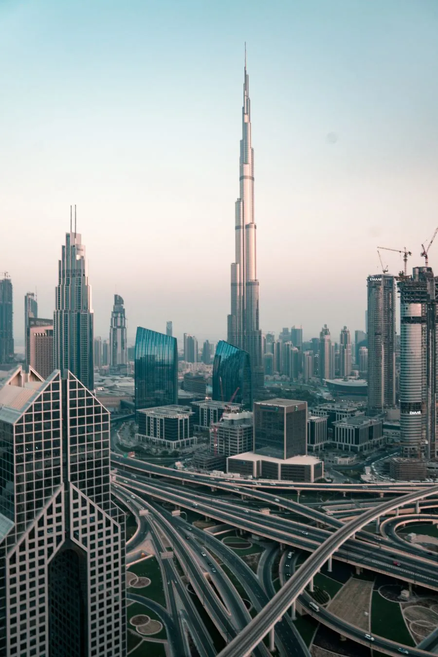 Buildings in a large city